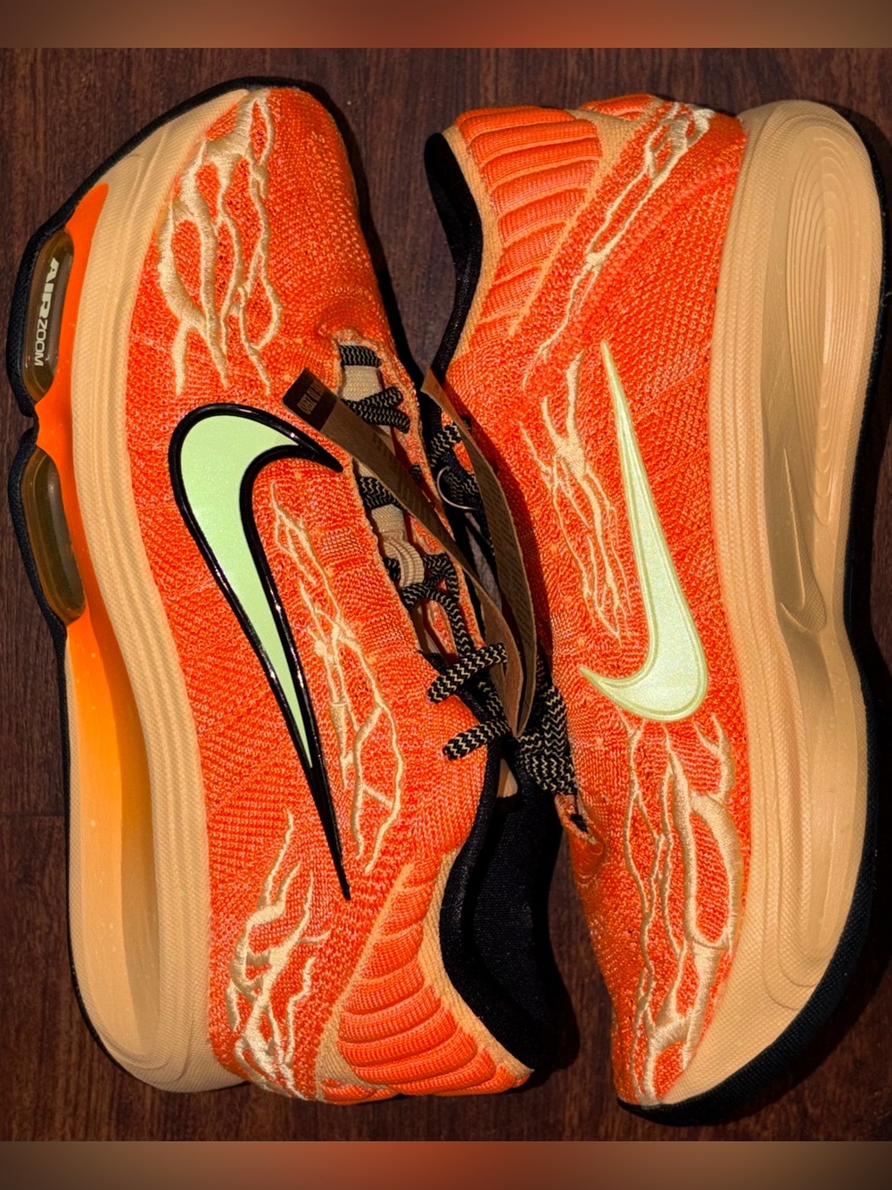 Nike size 9.5 mens Orange Sneakers